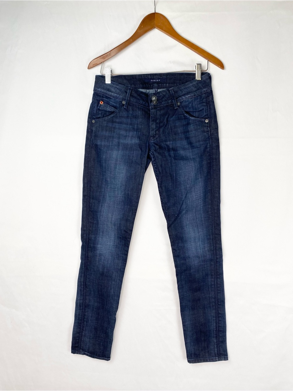 Hudson Collin Flap Skinny Jeans Dark Wash Size 27 Denim